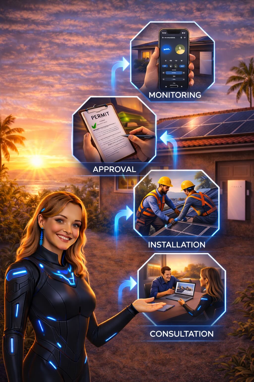 How the Solar Installation Process Works